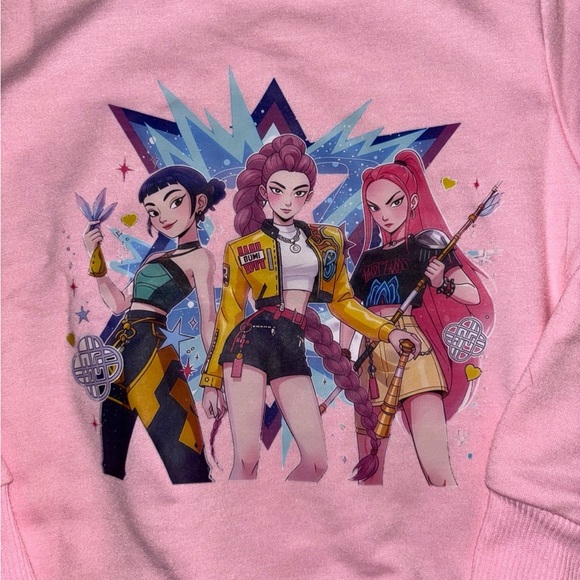 Pink Graphic Sweatshirt - Picture 2 of 4